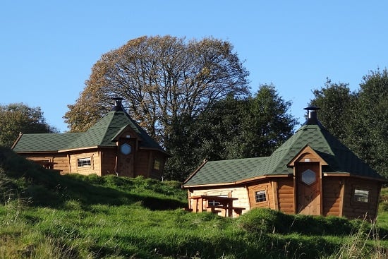 Camping Cabins with BBQ and extensions-1